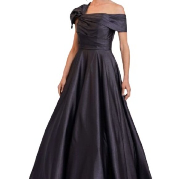 NWT Marsoni by Colors MV1288 Pearl Satin Mother of the Bride Dress Navy Size 18